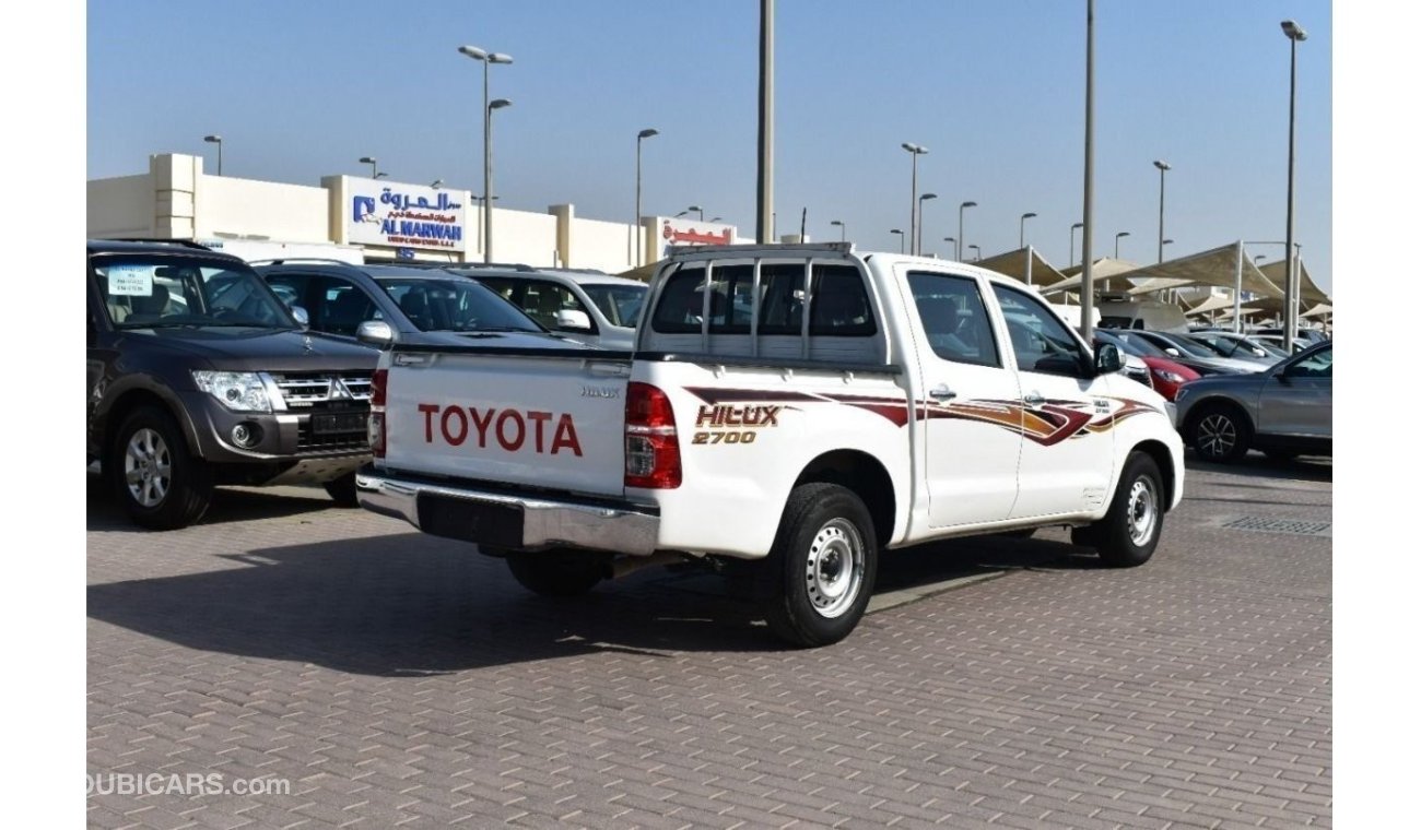 تويوتا هيلوكس 2014 | TOYOTA HILUX 2X4 | FULL OPTION | V4 2.7 L VVT-I | AUTOMATIC TRANSMISSION | GCC | VERY WELL-MA