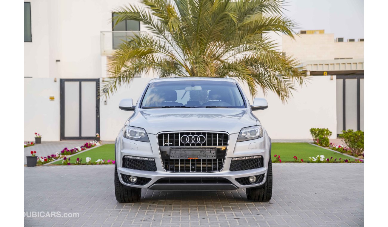 Audi Q7 S-Line 2015 - Immaculate Condition! - 1 Year Warranty! - Only AED 1,939 PM! - 0% DP