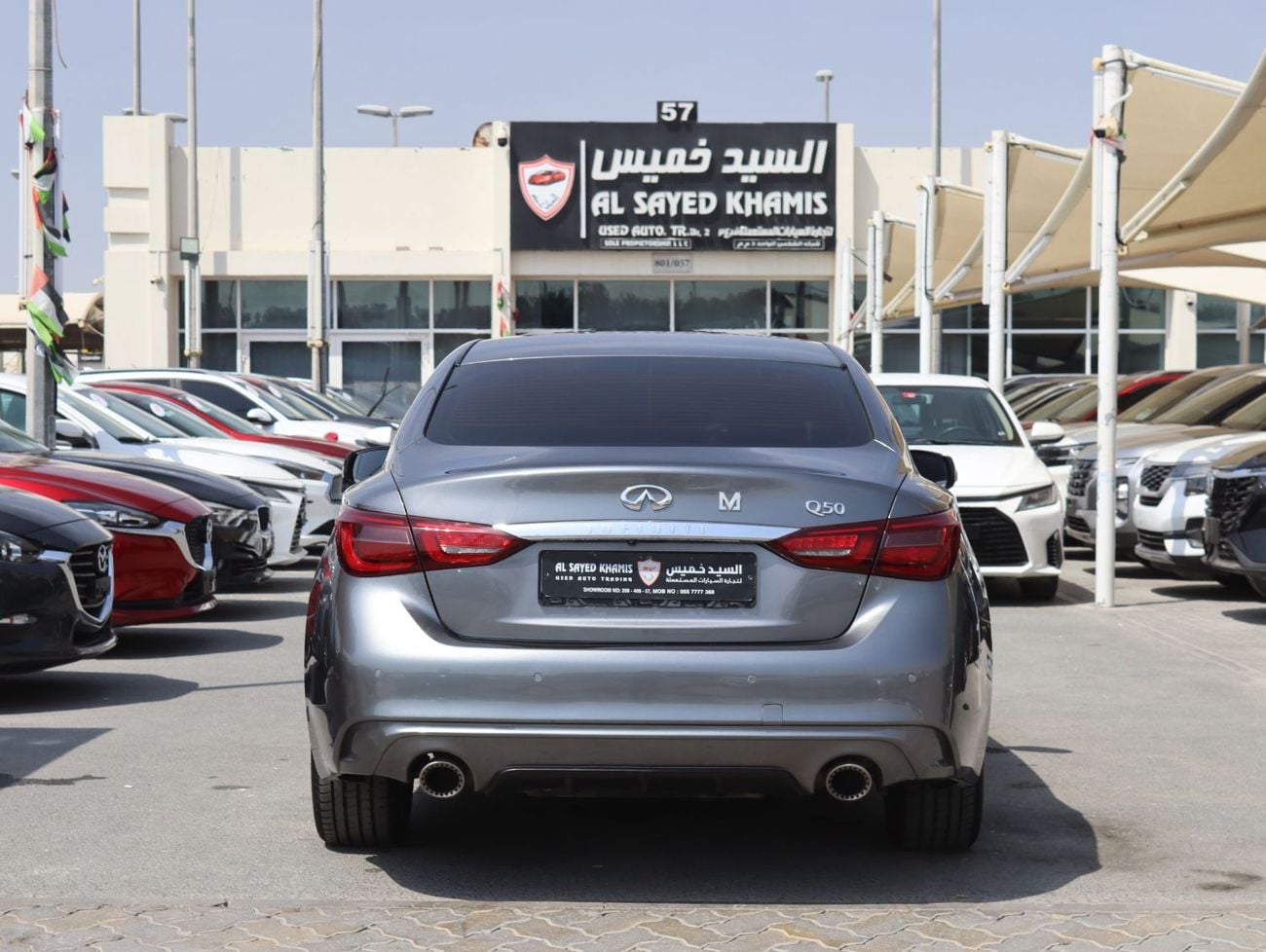 Infiniti Q50 Luxe 3.0L Infiniti Q50 - 2021  - GCC- Full Option - Accident-Free - 6(V) - 3.0L - Excellent Conditio