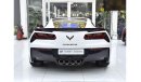 Chevrolet Corvette EXCELLENT DEAL for our Chevrolet Corvette C7 Stingray ( 2015 Model ) in White Color GCC Specs