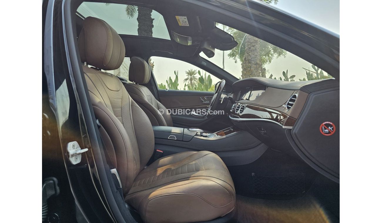 Mercedes-Benz S 500 MERCEDES S500 AMG FULL OPTION 6 BUTTONS 2015 GCC SINGLE OWNER LOW MILEAGE IN MINT CONDITION