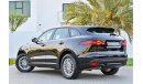 Jaguar F-Pace 2.5T | 2,526 P.M | 0% Downpayment | Full Option | Immaculate Condition