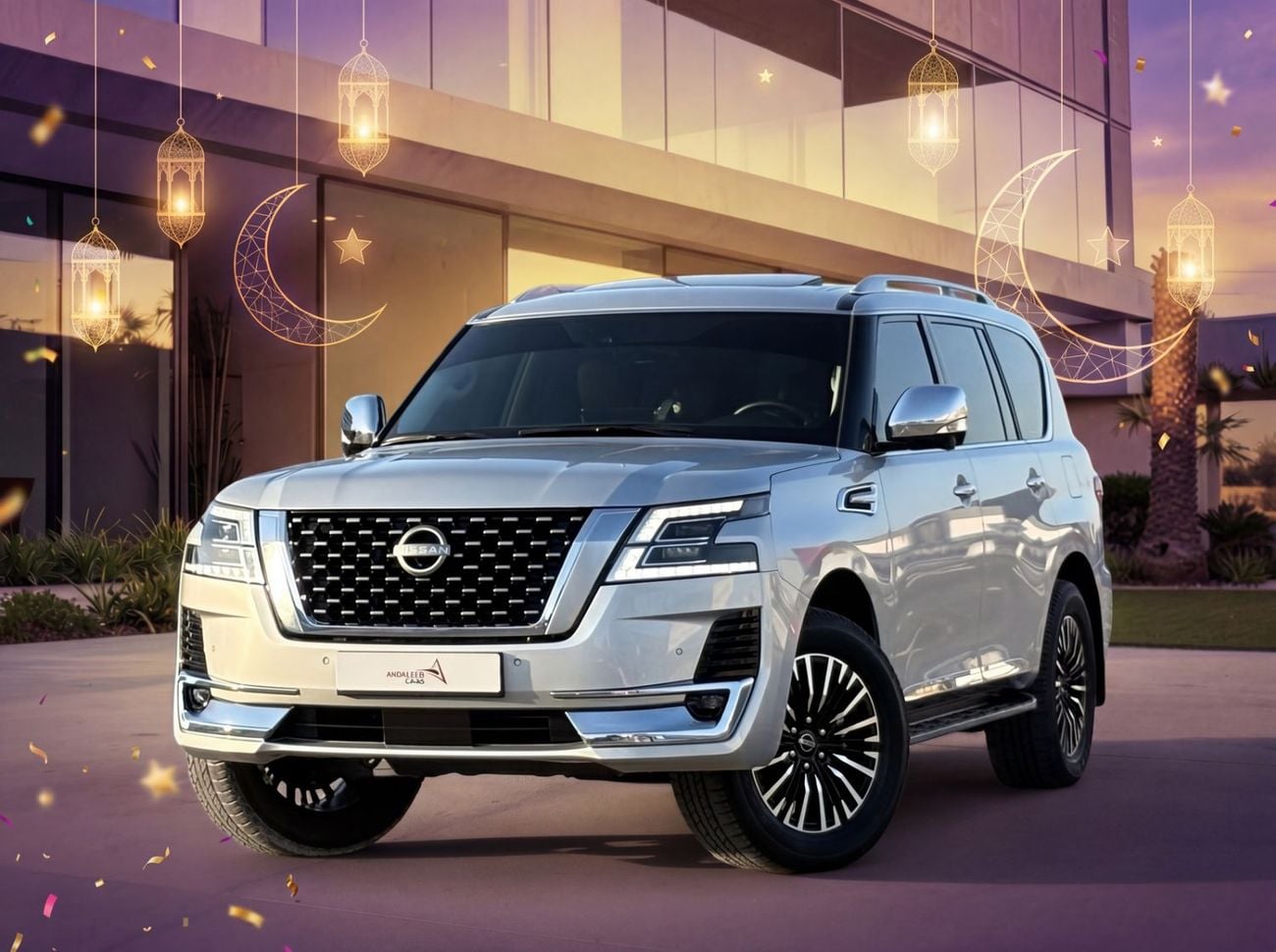 Nissan Patrol AED 3,600 P.M | 0% DOWN PAYMENT | NISSAN PATROL SE PLATINUM | 2024 | WARRANTY | FULL SERVICE HISTORY