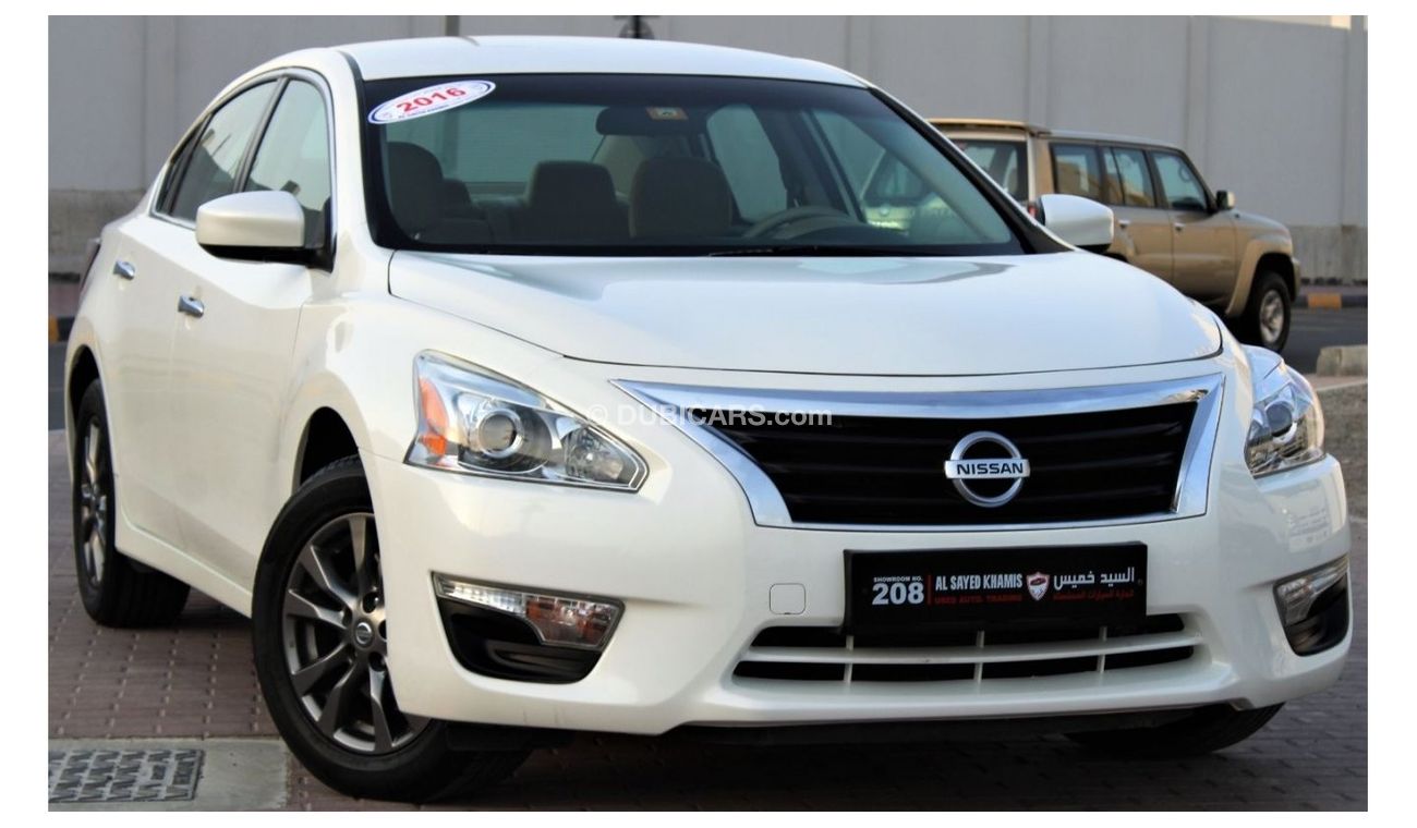 Nissan Altima Nissan Altima 2016, GCC No. 2, in excellent condition, without accidents, very clean from inside and