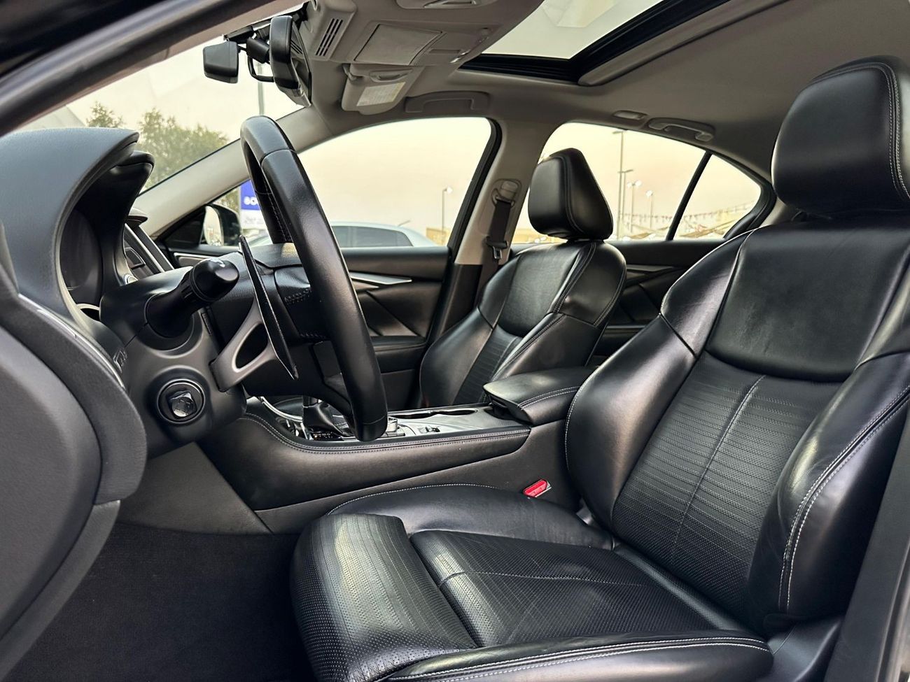 Infiniti Q50 3.0T Sport Black Edition INFINITI Q50 2017 GCC V6t ACCIDENT FREE // PEREFCT CONDITION // FULL OPITIO