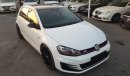 Volkswagen Golf GTI model 2014 GCC car prefect condition full option low mileage panoramic roof leather seats back c