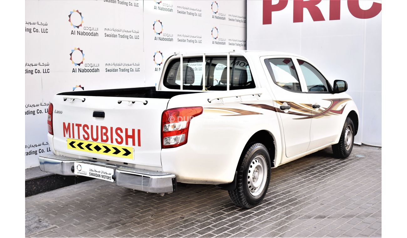 Mitsubishi L200 AED 978 PM | 2.4L GLS GCC DEALER WARRANTY