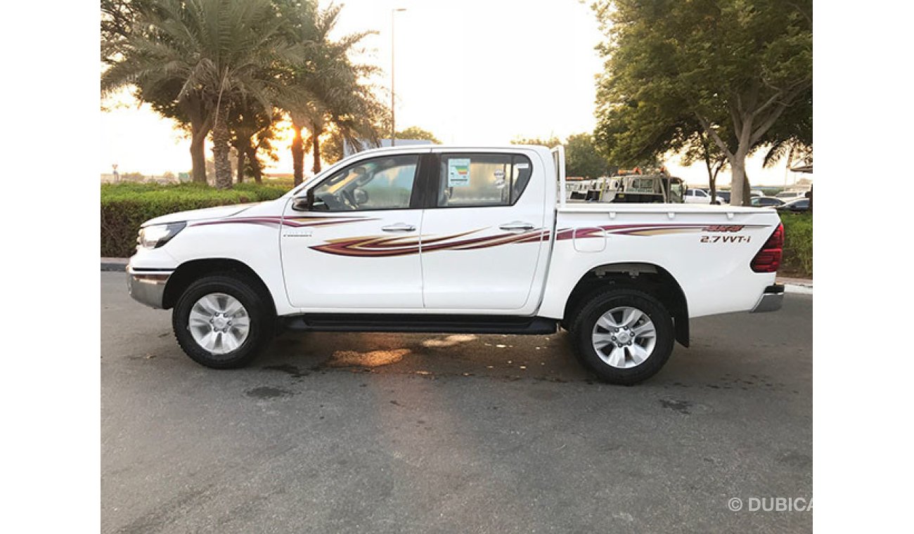 تويوتا هيلوكس TOYOTA HILUX DC 2.7L, GLX 4X4, PETROL,M/T 18