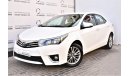 Toyota Corolla 1.6L SE+ 2015 GCC SPECS
