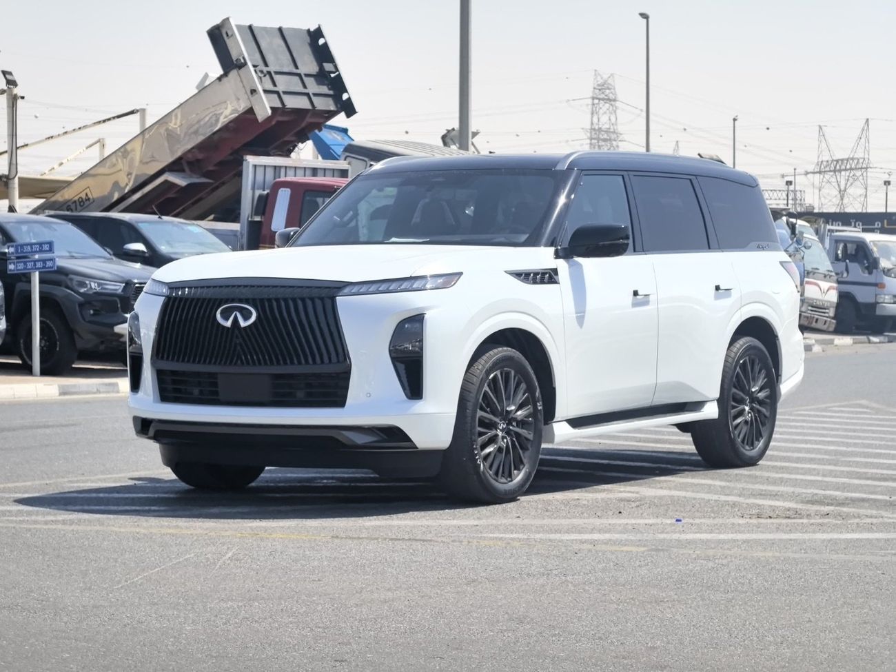 Infiniti QX80 Autograph Captain Chairs 3.5L 2025 INFINITY QX80 3.5L AUTOGRAPH FULL OPTION