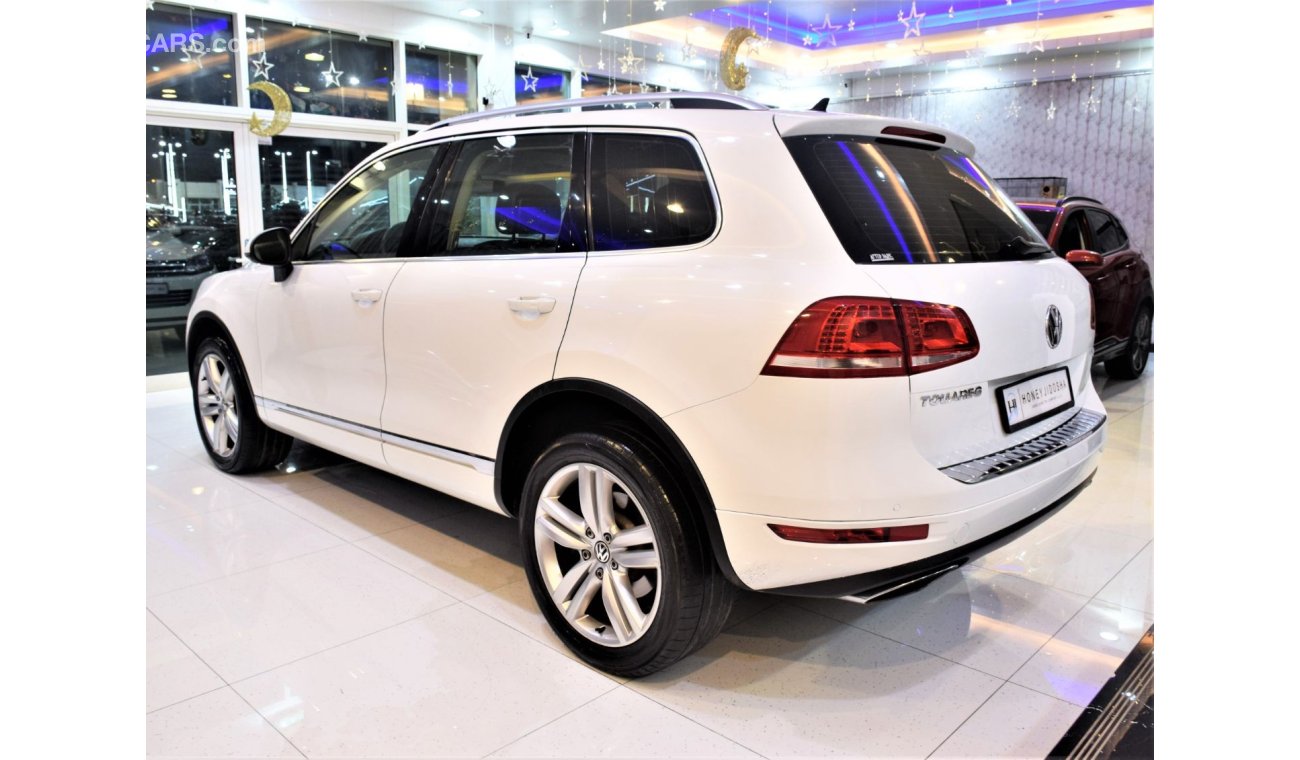 فولكس واجن طوارق FULL OPTION PERFECT CONDITION! Volkswagen Touareg 2013 Model!! in White Color! GCC Specs