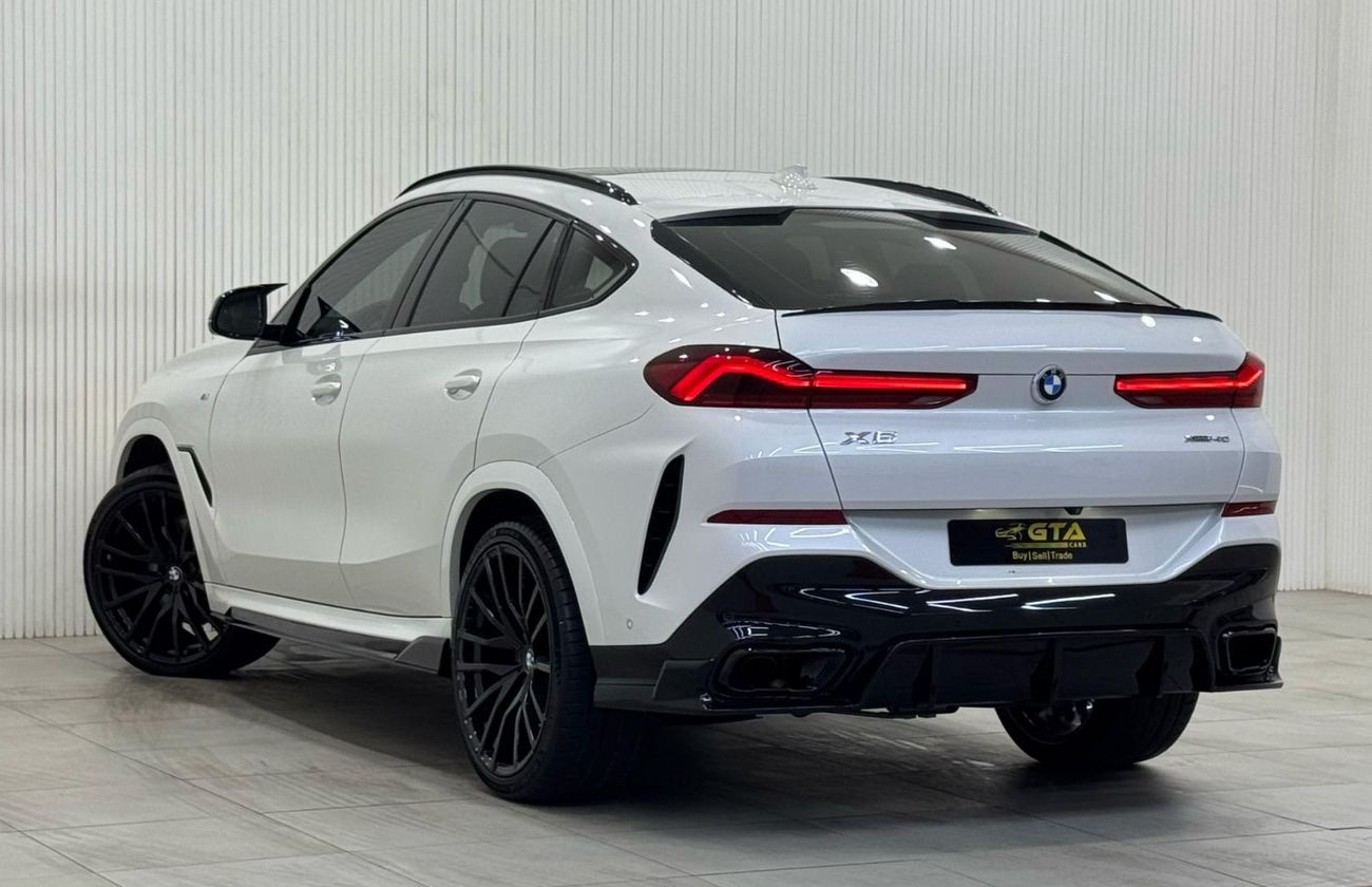 بي أم دبليو X6 40i M Sport 3.0L 2022 BMW X6 xDrive40i M-Kit, 2027 BMW Warranty + Service Pack, Fully Loaded, Low Km