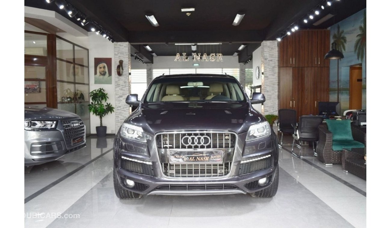 Audi Q7 100% Not Flooded | 45 TFSI quattro S-Line SuperCharged | GCC | Single Owner | Excellent Condition | 