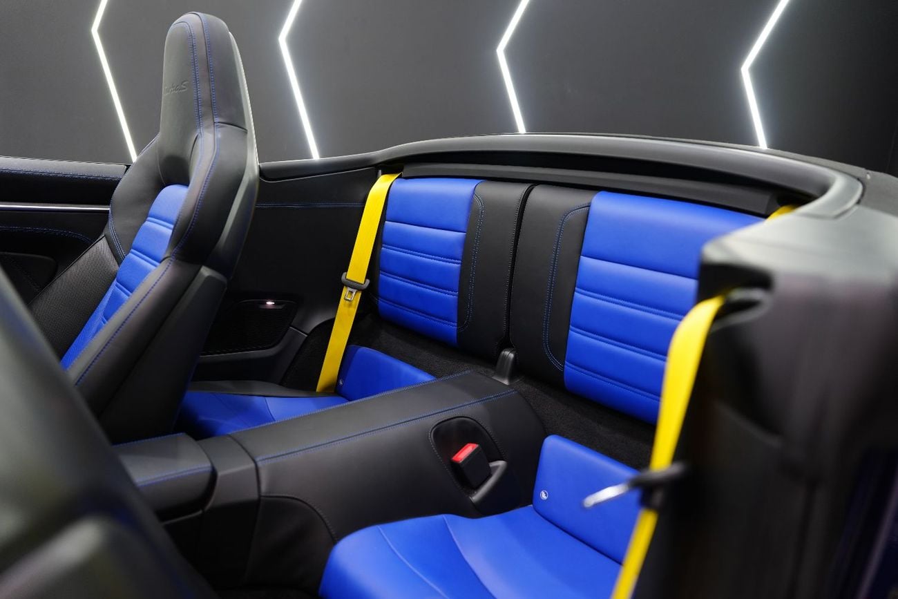 Porsche 911 Turbo S 3.8L (640 HP) Convertible Lift System, Ceramic Brakes, Carbon Interior, Al Nabooda Warranty