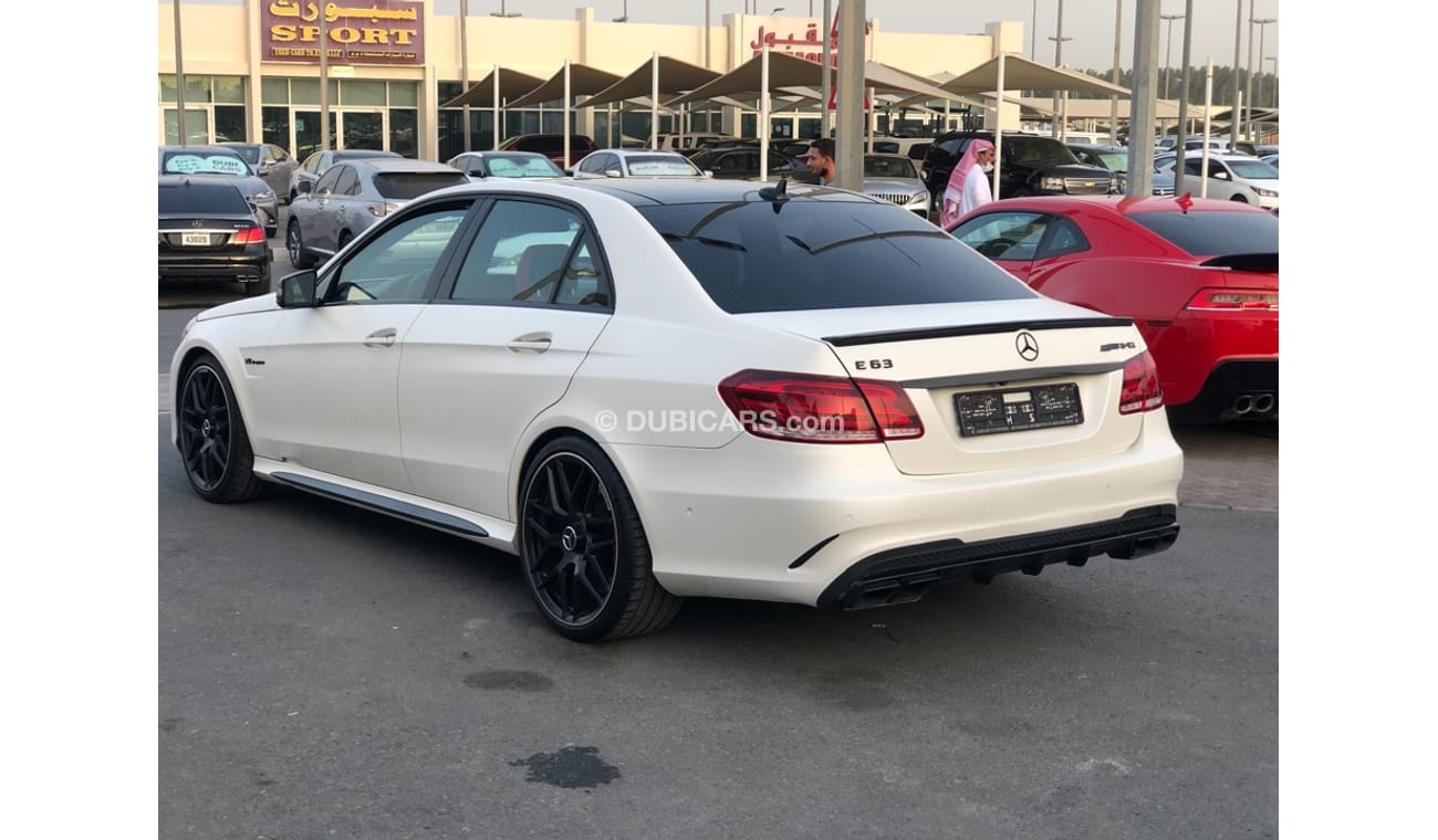 Mercedes-Benz E 63 AMG MERCEDES BENZ E63 AMG MODEL 2014 car prefect condition full option panoramic roof leather seats back