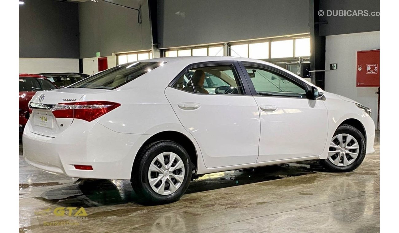 تويوتا كورولا 2015 Toyota Corolla 1.6L, Warranty, Service History, GCC, Low Kms