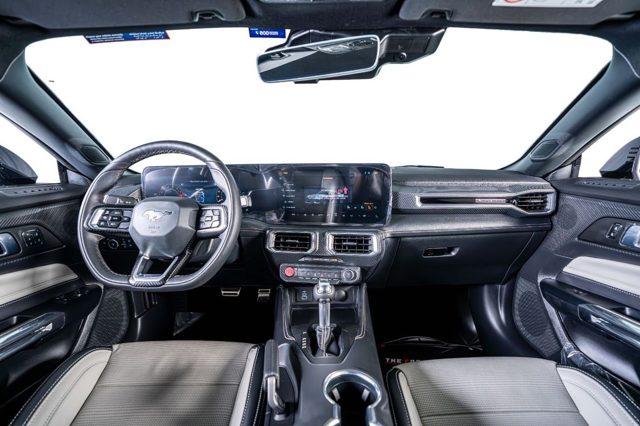 Ford Mustang GT Premium 5.0L (435 HP) Coupe A/T Naturally Aspirated V8-Al Tayer Warranty Until 2030-Sports Exhaus