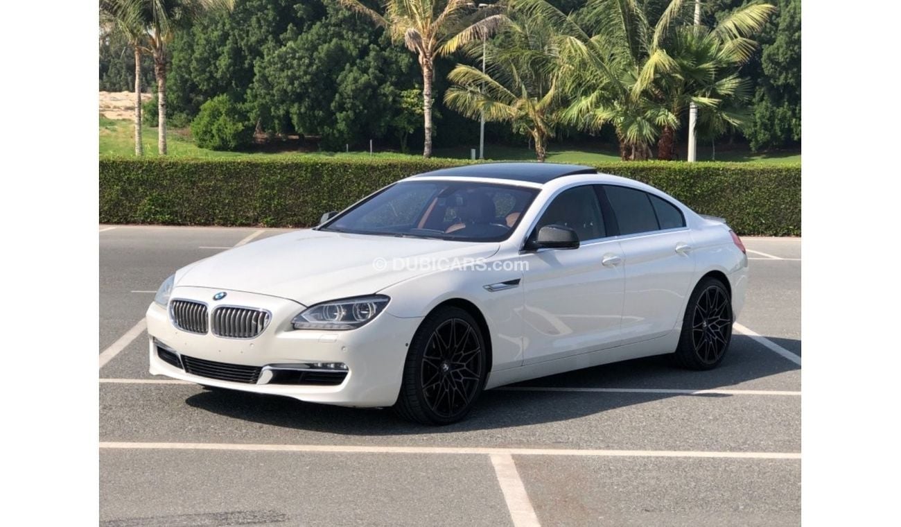 BMW 650i BMW 650 MODEL 2013 GCC CAR PERFECT CONDITION FULL OPTION PANORAMIC ROOF LEATHER SEATS 5 CAMR navigat