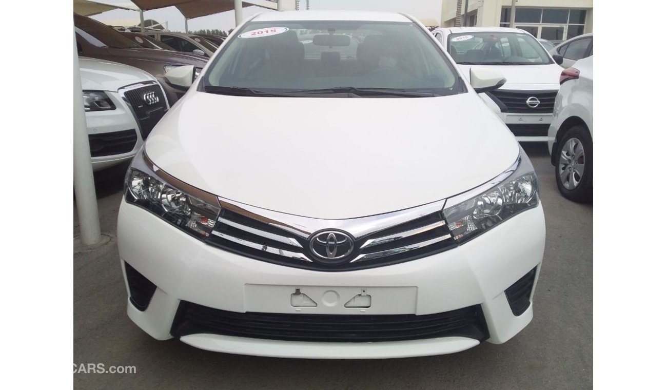 Toyota Corolla Toyota Corolla 1.6 2015 GCC