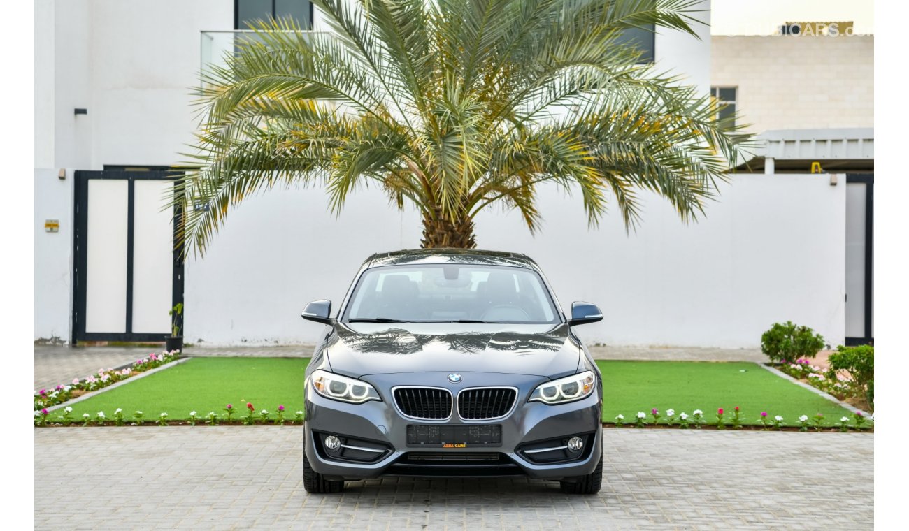 بي أم دبليو 220 Agency Warranty and Service Contract! - BMW 220i - GCC - AED 1,802 PER MONTH - 0% DOWNPAYMENT