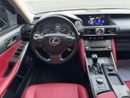 لكزس IS 350 محرك V6 سعة 3.5 لتر / طقم F-SPORT / استهلاك منخفض للموارد / رادار / قراءة المسار / مقاعد تبريد وتدفئ