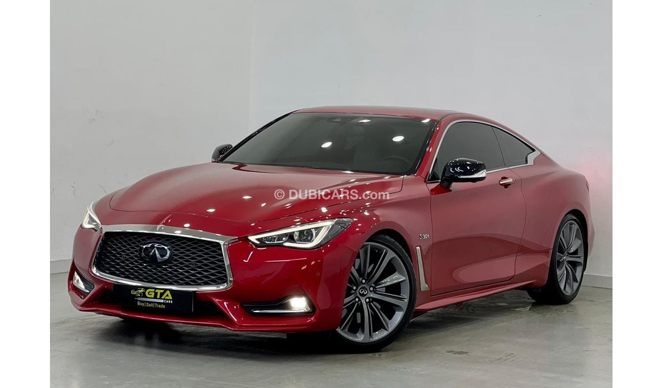 Infiniti Q60 Red Sport 2019 Infiniti Q60 S Red Sport, Full Infiniti Service History, Warranty, Low Kms, GCC