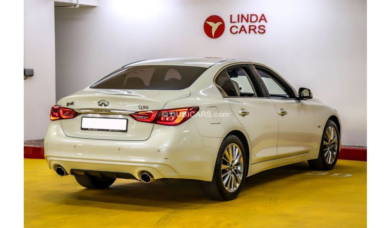 Infiniti Q50 Infiniti Q50 2018 GCC under Warranty with Zero Down-Payment.