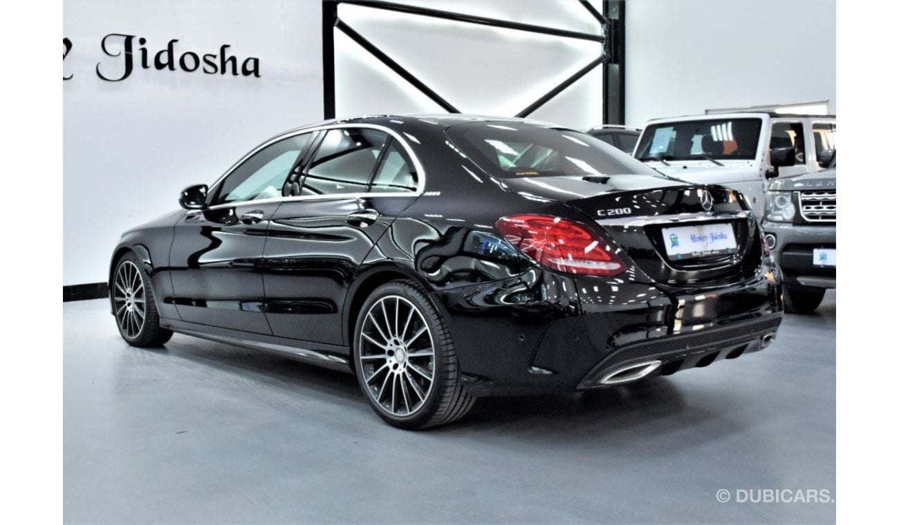 Mercedes-Benz C 200 EXCELLENT DEAL for our Mercedes Benz C200 ( 2017 Model ) in Black Color GCC Specs