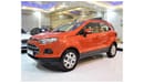Ford EcoSport Trend Trend EXCELLENT DEAL for our Ford EcoSport 1.5L ( 2015 Model! ) in Orange Color! GCC Specs