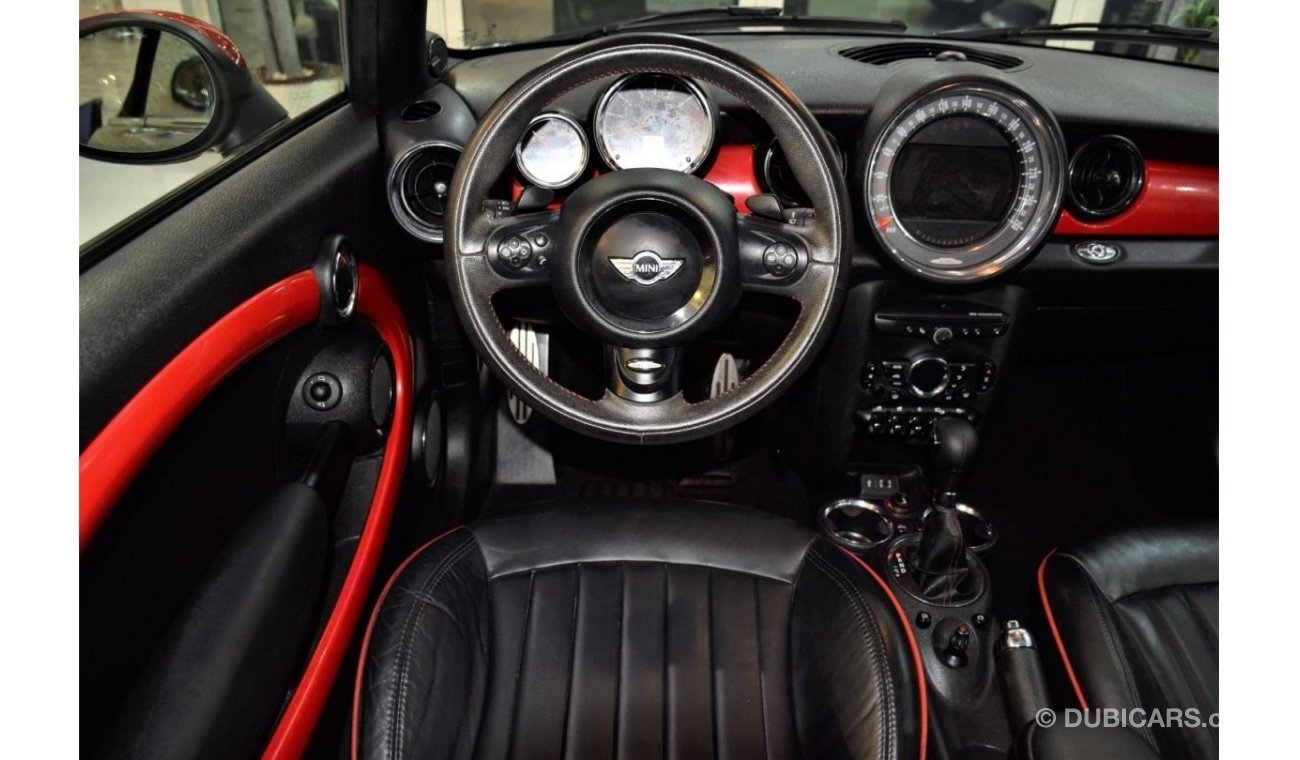 Mini John Cooper Works EXCELLENT DEAL for our Mini JOHN COOPER WORKS 2015 Model CONVERTIBLE!! in Black / Red Color! GCC Spe