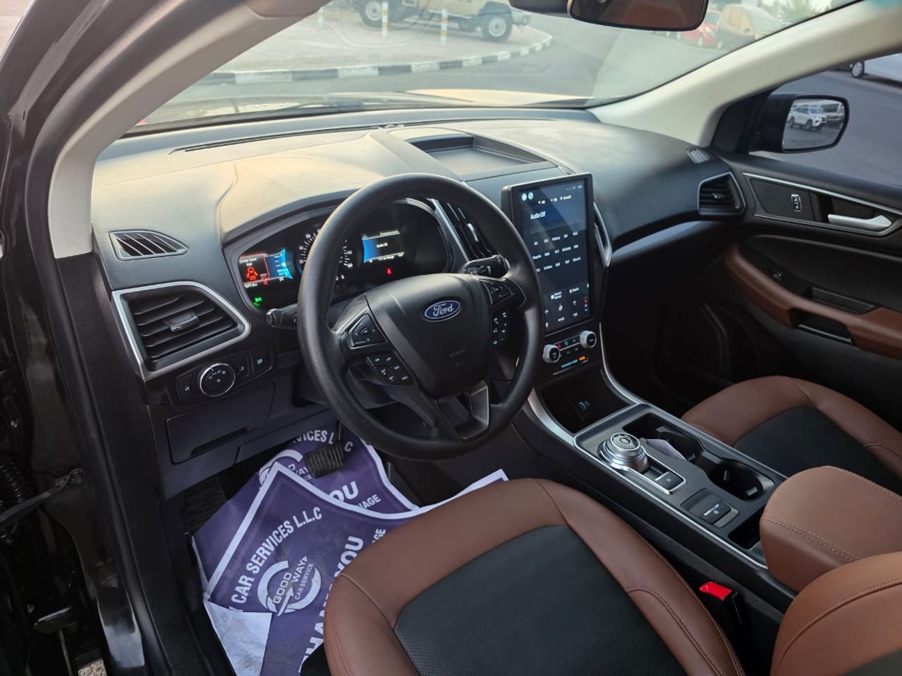 Ford Edge 2022 Model 2.0L turbo engine AWD , Push button and leathers