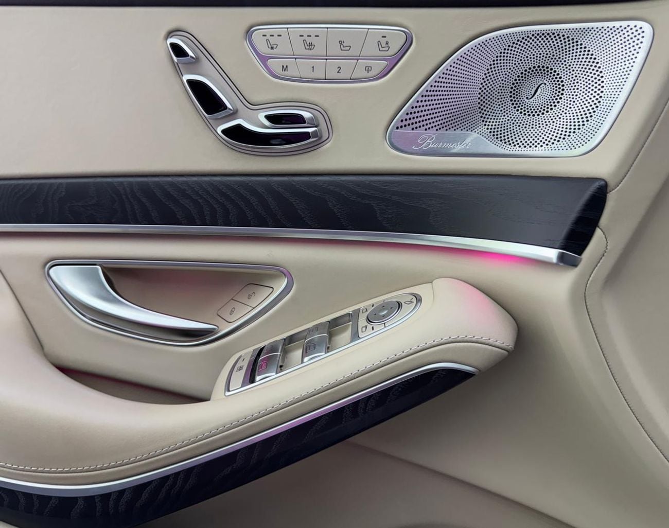 Mercedes Benz S63 AMG STD 4.0L V8 | Maybach Kit| Custom Tiffany green & glitter wrap/pink  finish