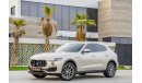 Maserati Levante | 3,408 P.M | 0% Downpayment | Full Option | Low Mileage