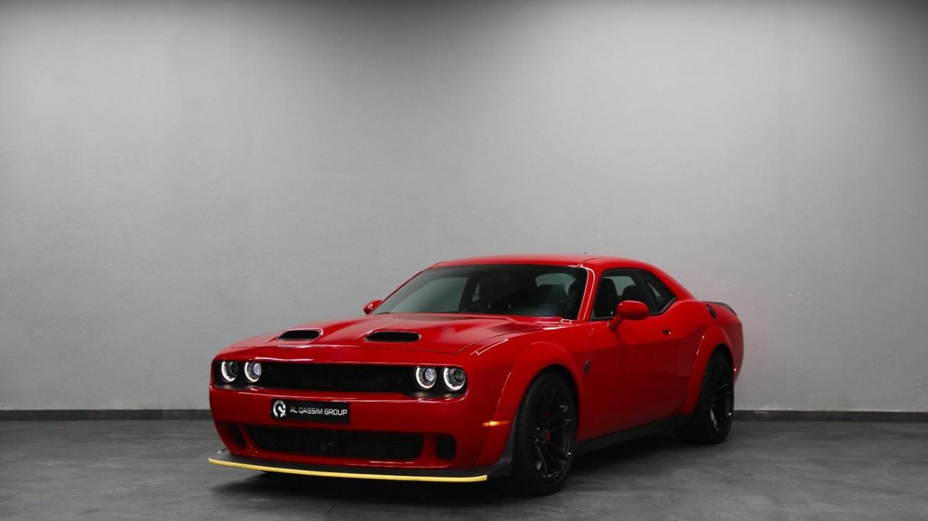 Dodge Challenger SRT Hellcat 6.2L (707 HP) | Brand New | Clean Title | 3 Years Warranty | AED7,600 monthly with 0% Do