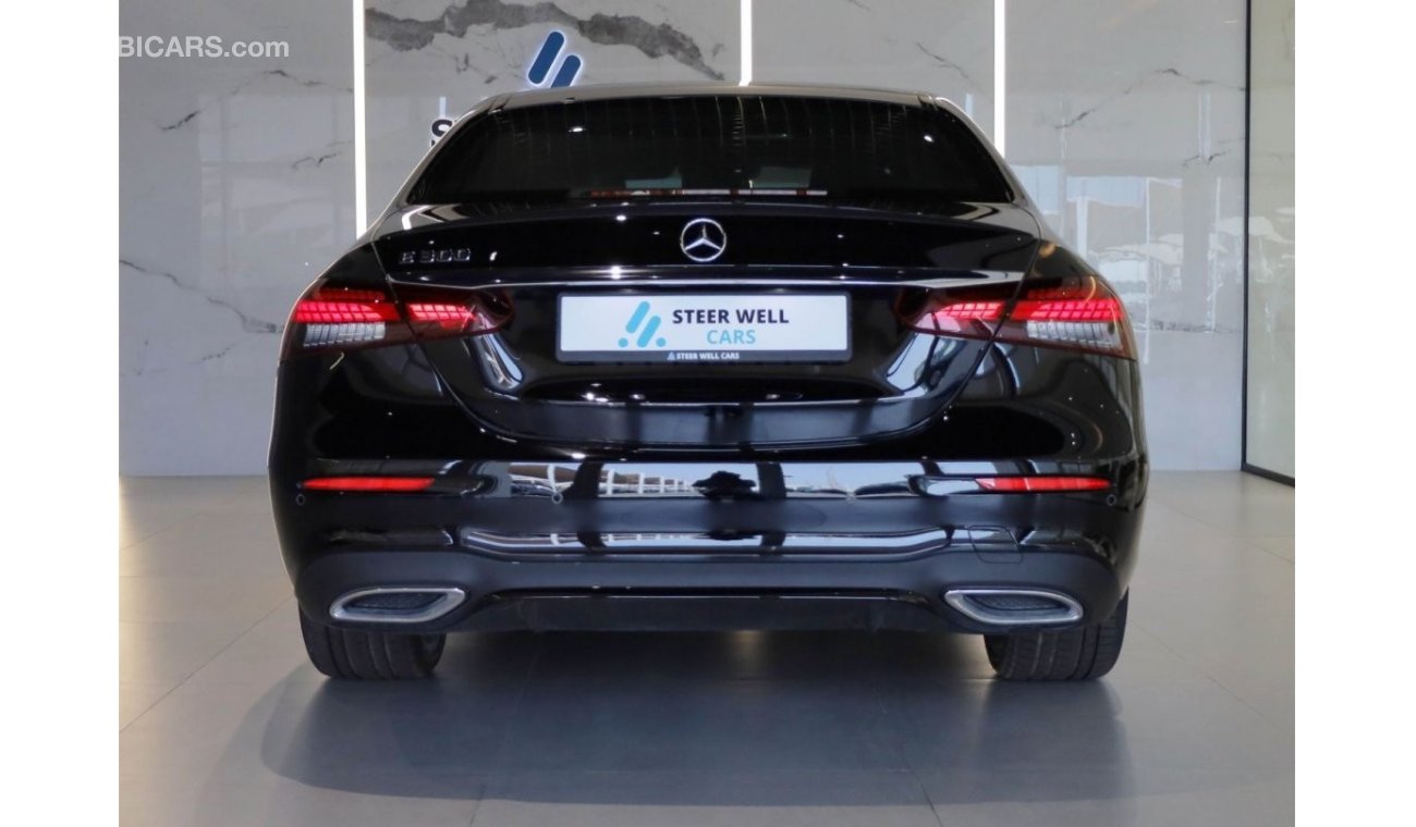 مرسيدس بنز E300 AMG | 5 YEARS WARRANTY AND SERVICE PKG UPTO 105KM | GCC SPECS