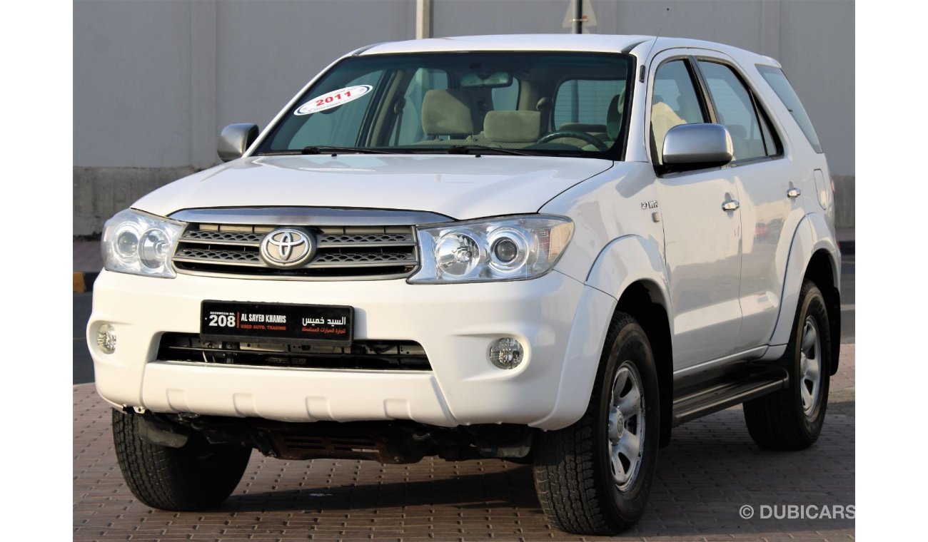 Toyota Fortuner Toyota Fortuner 2011 GCC, in excellent condition, without accidents, very clean from inside and outs