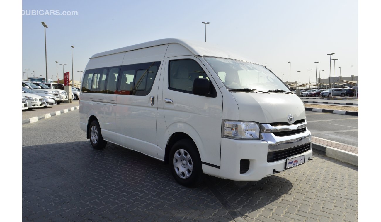 Toyota Hiace GL HIGH ROOF 15 SEATER PASSENGER VAN GCC SPECS