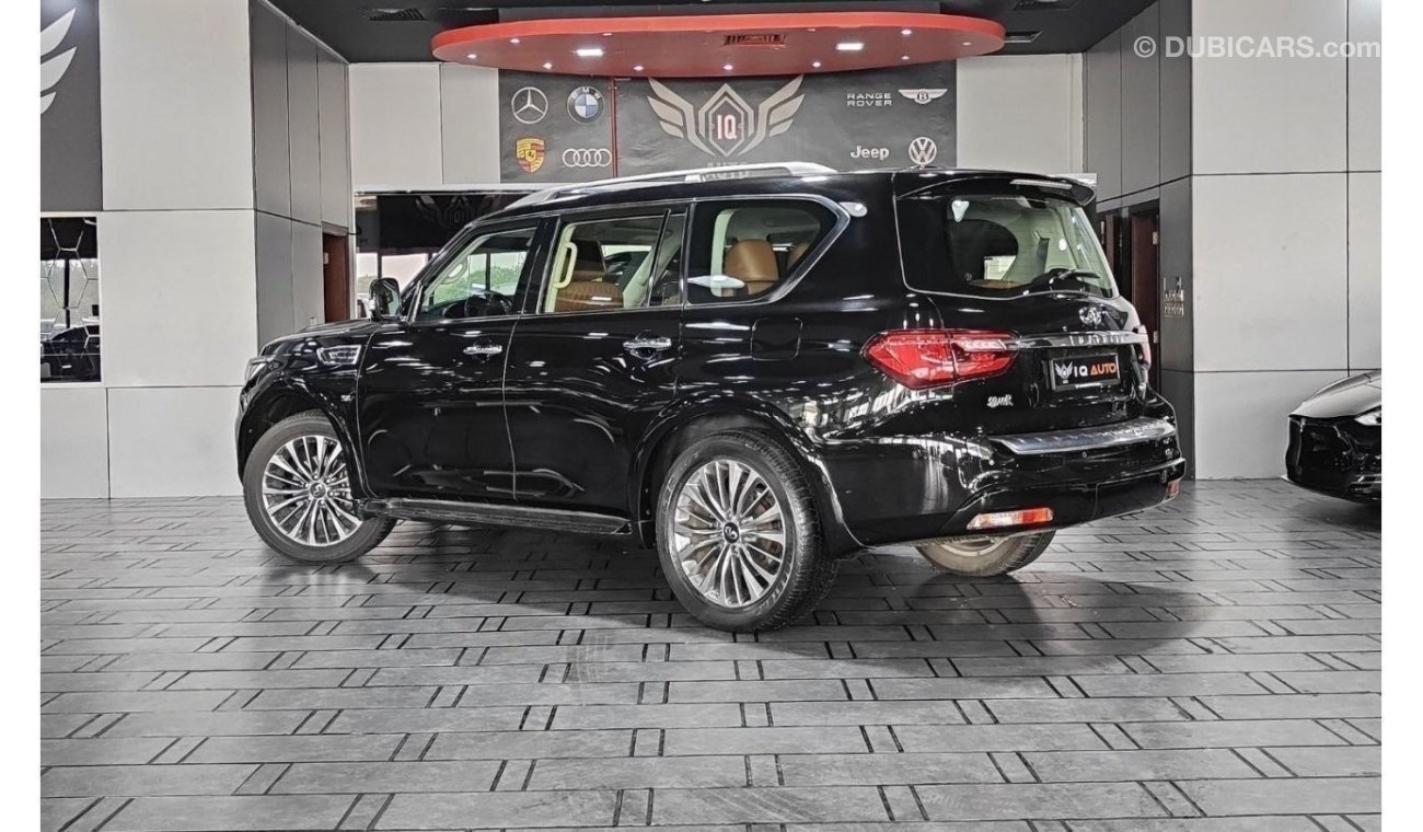 Infiniti QX80 Luxe 7st AED 2,300/MONTHLY | 2018 INFINITI QX80 LUXURY | 7 SEATS | GCC | UNDER WARRANTY