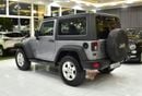 Jeep Wrangler EXCELLENT DEAL for our Jeep Wrangler Sport ( 2016 Model ) in Silver Color GCC Specs
