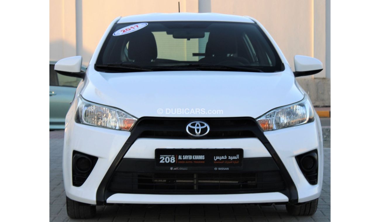 Toyota Yaris SE Toyota Yaris 2017 hatchback in excellent condition, without accidents