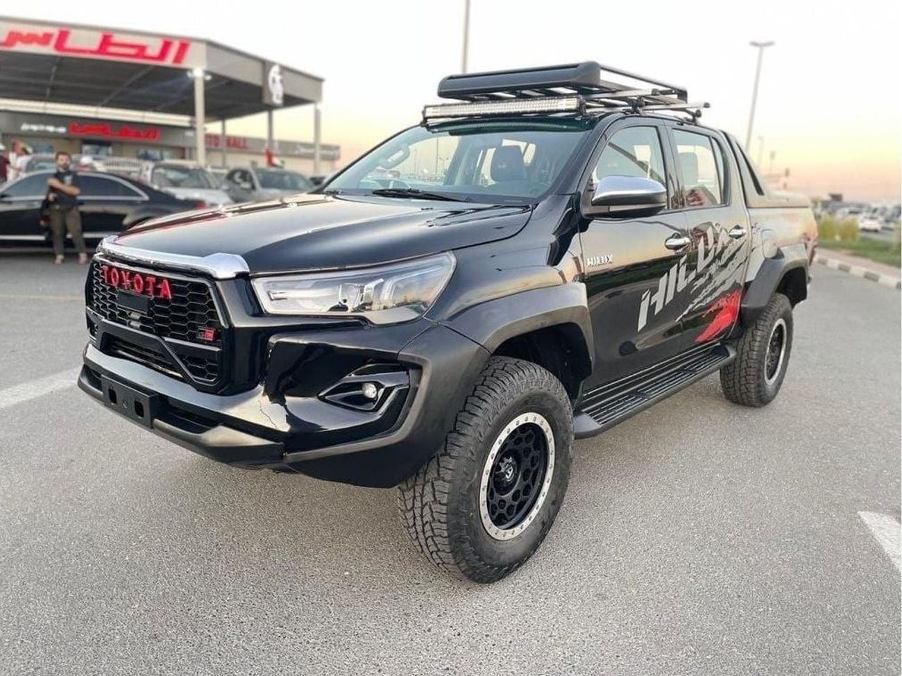 تويوتا هيلوكس 2020 Face-lifted 2024 GR Sports V4 GCC Specifications  Full Option