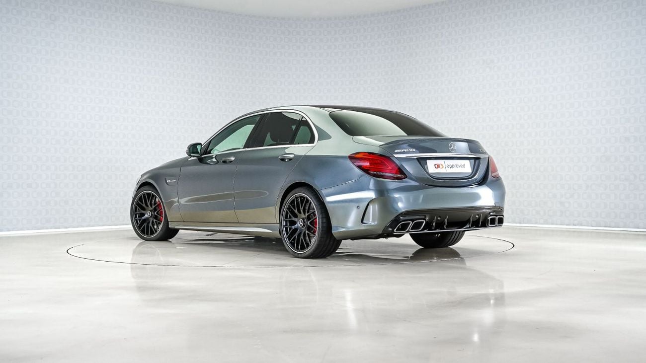 Mercedes-Benz C 63 S AMG | AED 3,685 PM | Warranty 2027, Low KM | Ramadan Offer