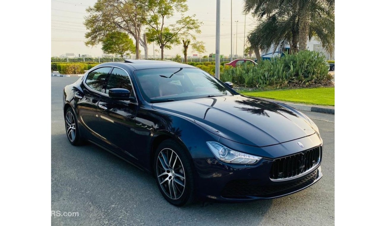 Maserati Ghibli Maserati Ghibli From Al Tayer - Red interior - 2016 Model - Aed 1698 Monthly Payment - 0% DP