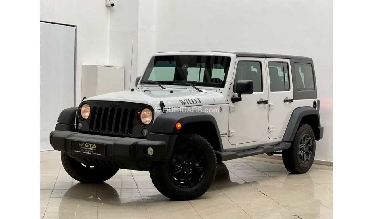 Jeep Wrangler Unlimited Willys Wheeler Unlimited Willys Wheeler 2018 Jeep Wrangler Unlimited Willys, Full Service