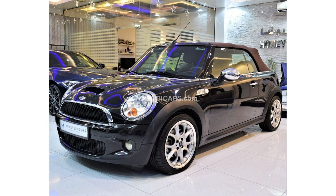 ميني كوبر إس VERY LOW MILEAGE!!! Only 51,000KM! Mini Cooper S Convertible! 2010 Model!! in Black Color! GCC Specs