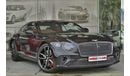 Bentley Continental GT First Edition 2019 (FOR EXPORT)