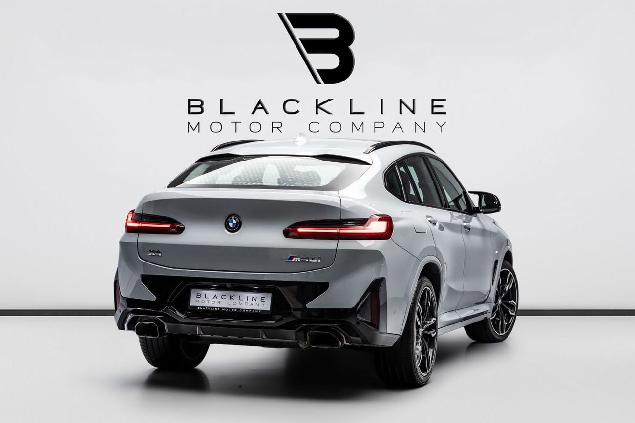 BMW X4 M40I BUY NOW, PAY 2027 | THE BLACKLINE STANDARD | BMW Warranty + Service Contract, GCC