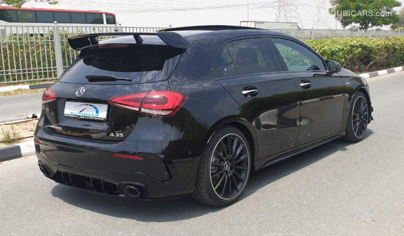 مرسيدس بنز A 35 AMG 4MATIC PERFORMANCE، أسود، 0 كم، GCC، الضمان: سنتان غير محدودة المسافة، خدمة الصيانة: 3 سنوات