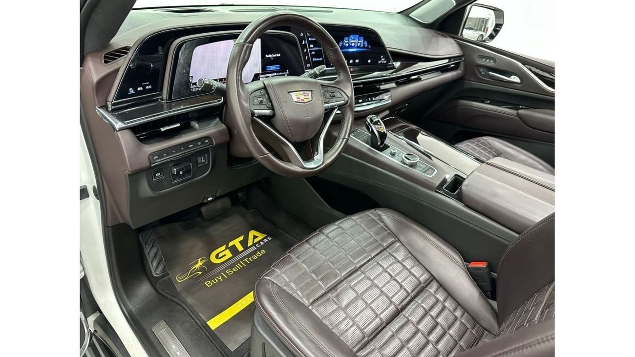 كاديلاك إسكالاد بلاتينوم بريميوم لاكجري 2022 Cadillac Escalade 600 Platinum, Feb 2028 Cadillac Warranty + Service Pa