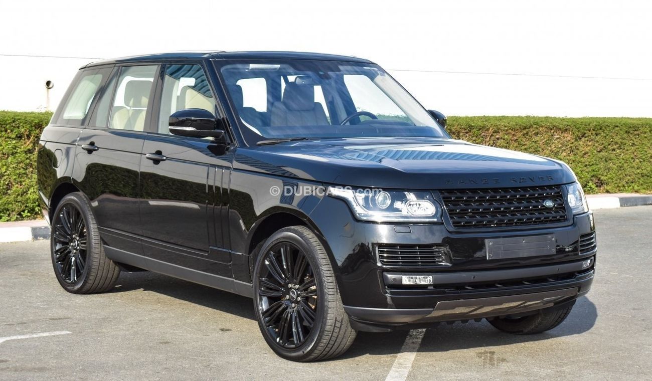 Range Rover 2016 Black Side Used Land Rover Range Rover Black Edition 2016 for sale in Dubai - 399845